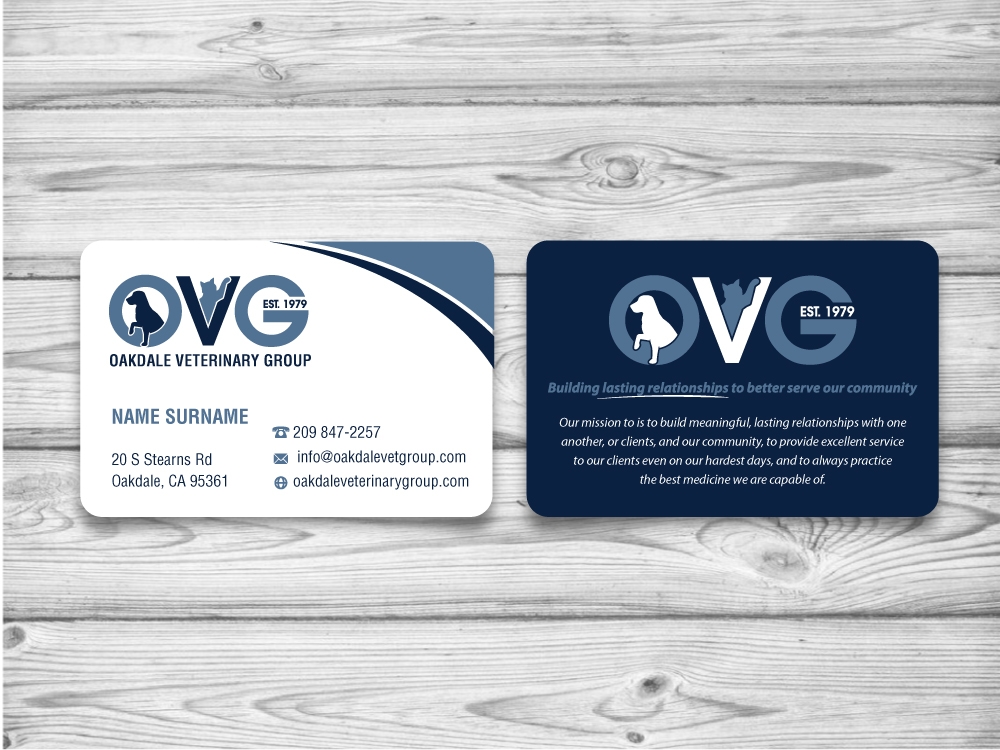 OVG / oakdale Veterinary Group  logo design by jaize