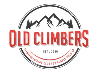 Old Climbers logo design by Conception