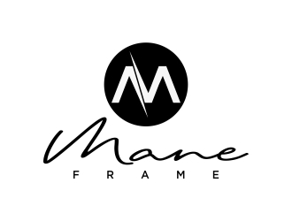 m mane frame logo design by berkahnenen