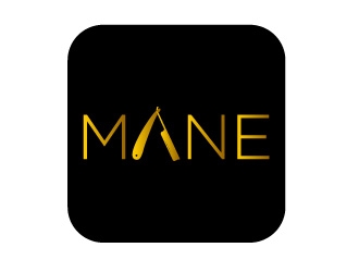 m mane frame logo design by Erasedink