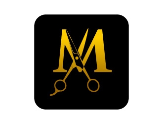 m mane frame logo design by Erasedink