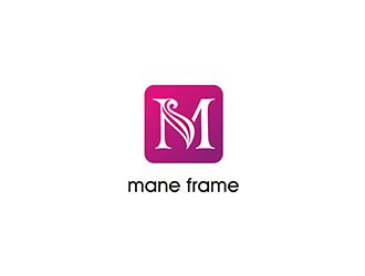 m mane frame logo design by logolady