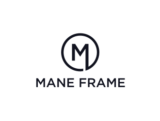 m mane frame logo design by Barkah