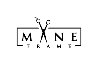 m mane frame logo design by torresace