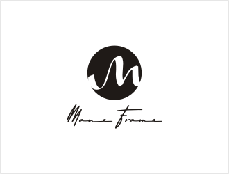 m mane frame logo design by bunda_shaquilla