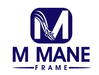 m mane frame logo design by PMG