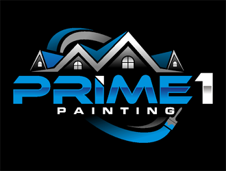 Prime 1 Painting  logo design by coco