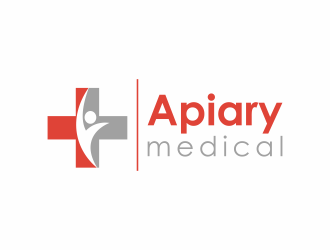 Apiary Medical logo design by bombers