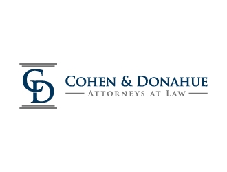 Cohen & Donahue Attorneys at Law logo design by labo