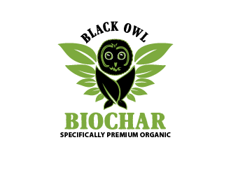 Black Owl BIOCHAR  specifically Premium Organic logo design by logy_d