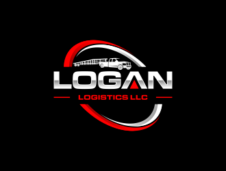 LOGAN LOGISTICS LLC logo design by haidar