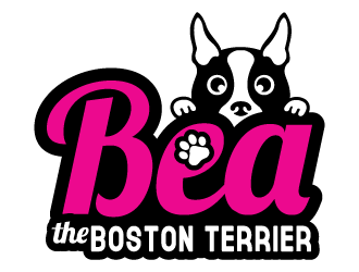Bea the Boston Terrier logo design by MonkDesign