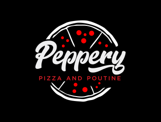 Peppery Pizza and Poutine  logo design by hidro