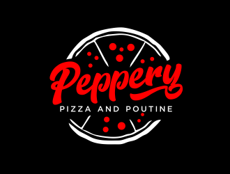 Peppery Pizza and Poutine  logo design by hidro