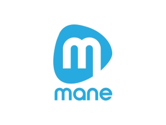 m mane frame logo design by MarkindDesign
