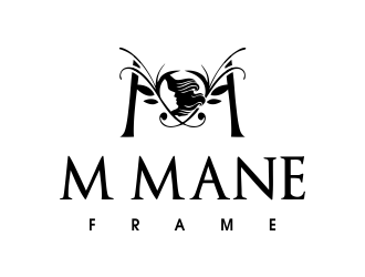 m mane frame logo design by JessicaLopes