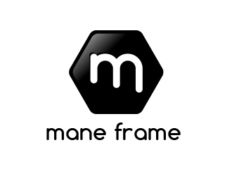 m mane frame logo design by BeDesign