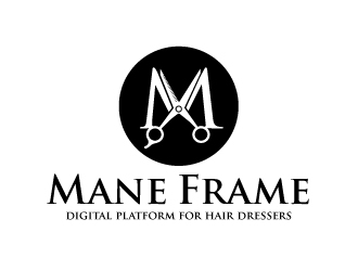 m mane frame logo design by aRBy