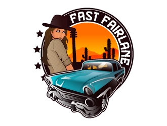 Fast Fairlane logo design by mawanmalvin