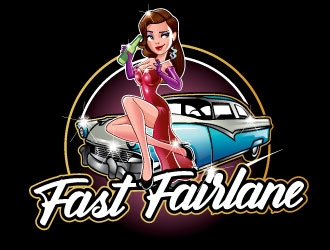Fast Fairlane logo design by invento