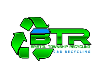 BTR bristol township recycling logo design by uttam
