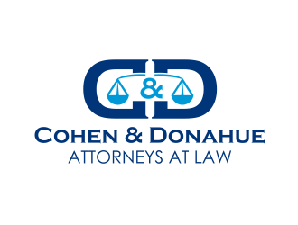 Cohen & Donahue Attorneys at Law logo design by serprimero