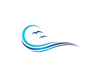 Waves logo design by usef44