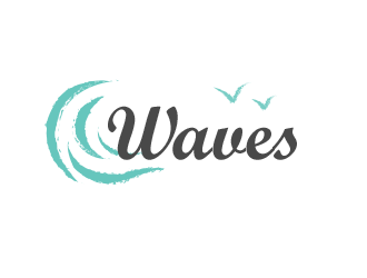 Waves logo design by BeDesign
