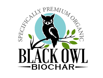 Black Owl BIOCHAR  specifically Premium Organic logo design by THOR_