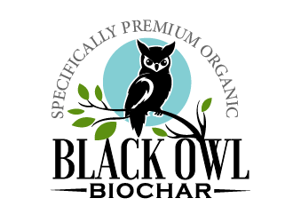 Black Owl BIOCHAR  specifically Premium Organic logo design by THOR_