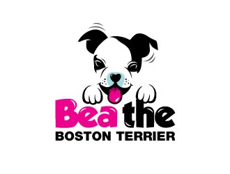 Bea the Boston Terrier logo design by invento