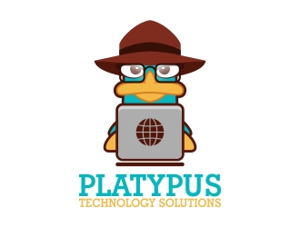 Platypus Technology Solutions logo design by rokenrol