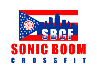 Sonic Boom CrossFit logo design by savana
