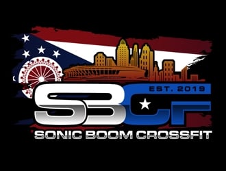Sonic Boom CrossFit logo design by DreamLogoDesign