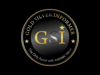Gold Silver Informer logo design by berkahnenen