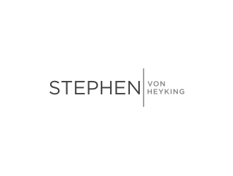 Stephen von Heyking logo design by bricton