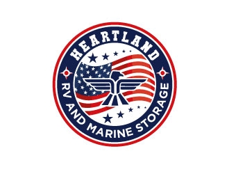 Heartland RV and Marine Storage logo design by munna
