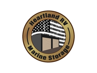 Heartland RV and Marine Storage logo design by kasperdz