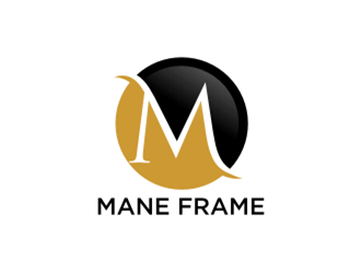 m mane frame logo design by sheilavalencia