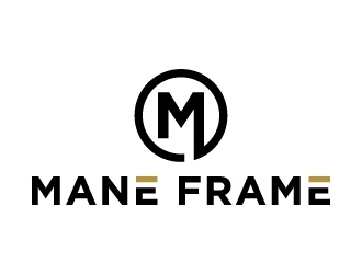 m mane frame logo design by treemouse