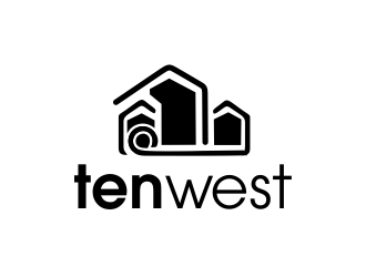 Ten West logo design by JessicaLopes