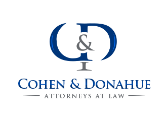 Cohen & Donahue Attorneys at Law logo design by BeDesign