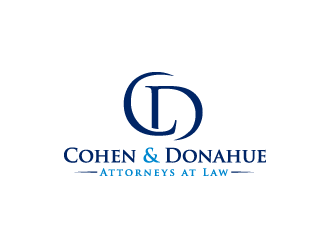 Cohen & Donahue Attorneys at Law logo design by bluespix