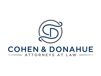 Cohen & Donahue Attorneys at Law logo design by FriZign