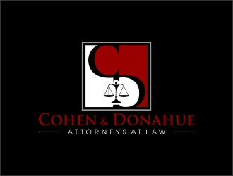 Cohen & Donahue Attorneys at Law logo design by totoy07