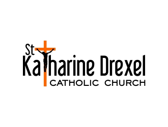 St Katharine Drexel Catholic Church logo design by cikiyunn