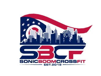 Sonic Boom CrossFit logo design by jaize