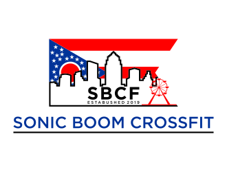 Sonic Boom CrossFit logo design by savana