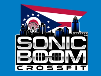 Sonic Boom CrossFit logo design by DreamLogoDesign