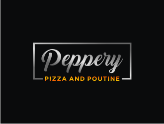 Peppery Pizza and Poutine  logo design by bricton